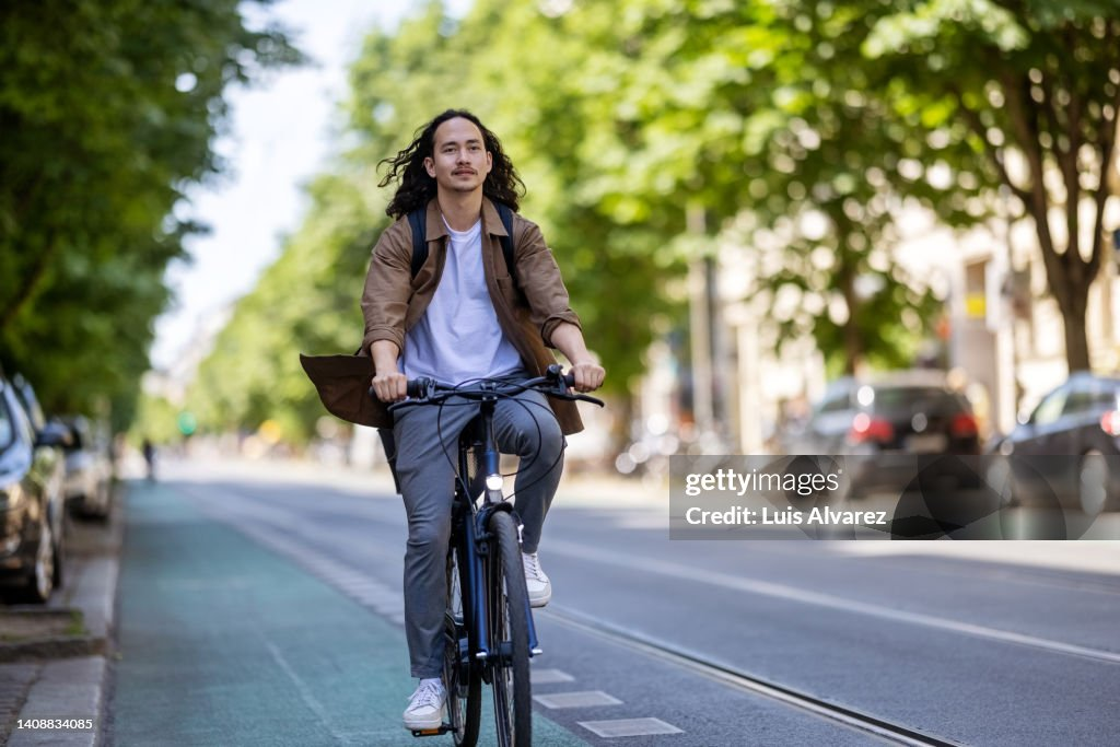 Celui qui vient à vélo, sauf quand il pleut